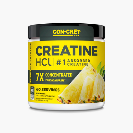 Creatina HCL cu aroma de ananas, 57.6 grame, Con-Cret