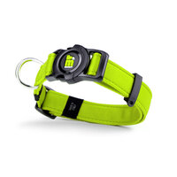 Zgarda verde pentru caini, Marimea S, 26 - 37 cm, 1 bucata, My Family Memopet