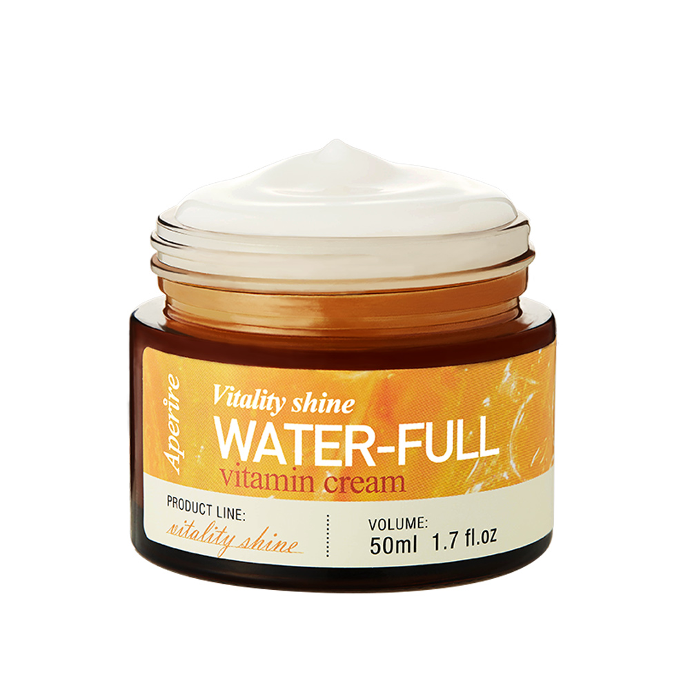 Crema pentru fata cu Vitamina C Vitality Shine Waterful, 50 ml, Aperire