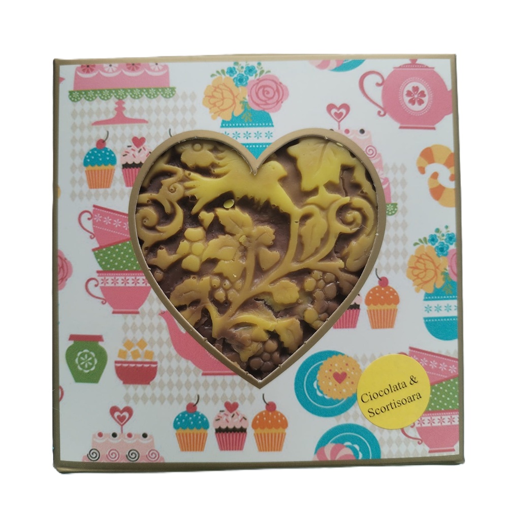 Sapun solid vegetal hand made Ciocolata si Scortisoara, 100 g, Herbagen