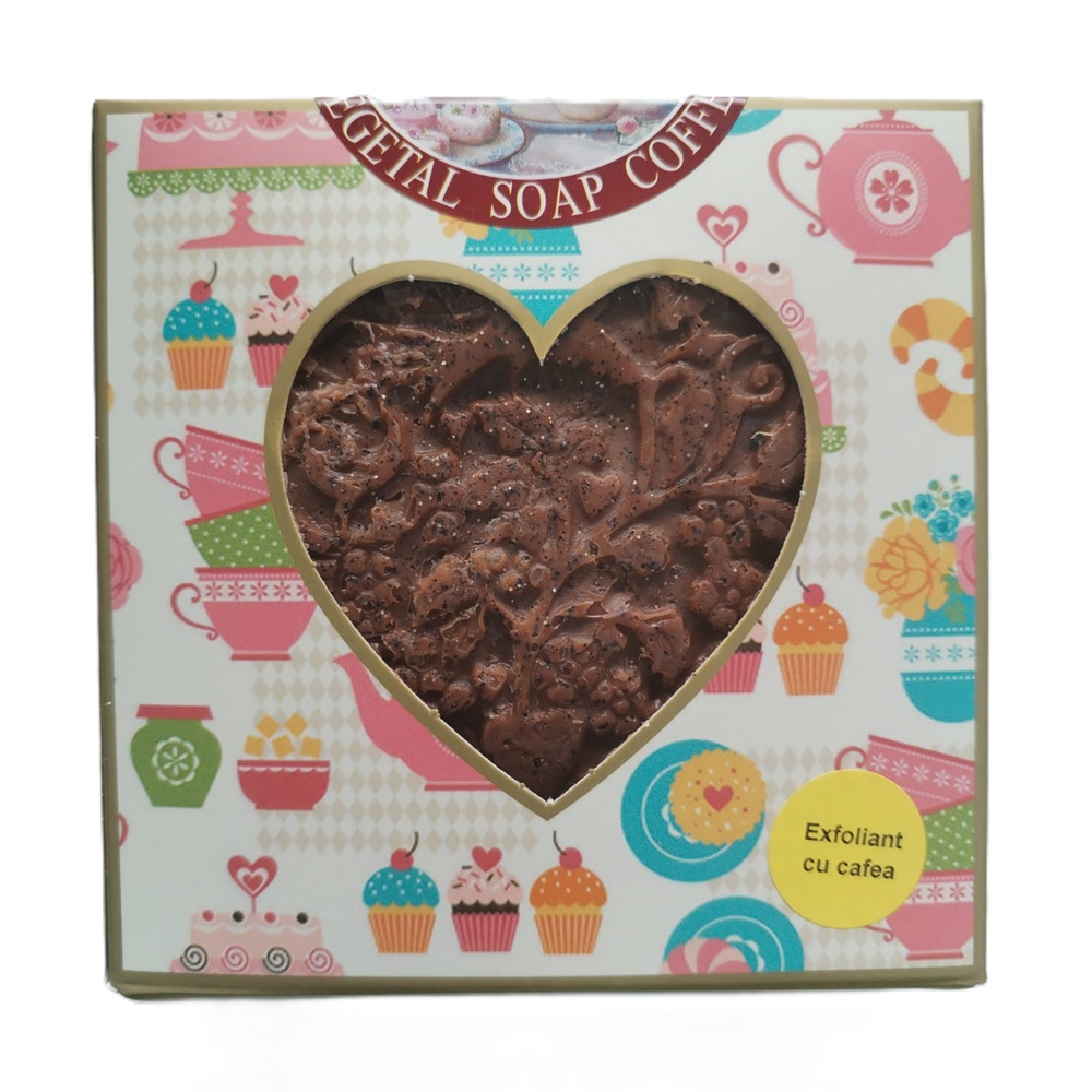 Sapun solid vegetal hand made Cafea, 100 g, Herbagen