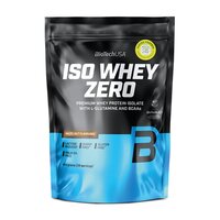 Izolat proteic din zer cu aroma de Alune de padure Iso Whey Zero, 454 g, BioTechUSA