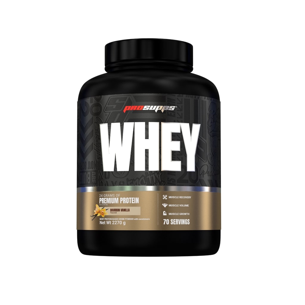 Pudra proteica din zer cu aroma de vanilie bourbon Whey, 2270 g, Prosupps