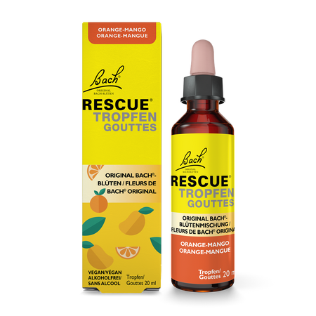 Picaturi Rescue portocale si mango, 20 ml, Rescue Remedy