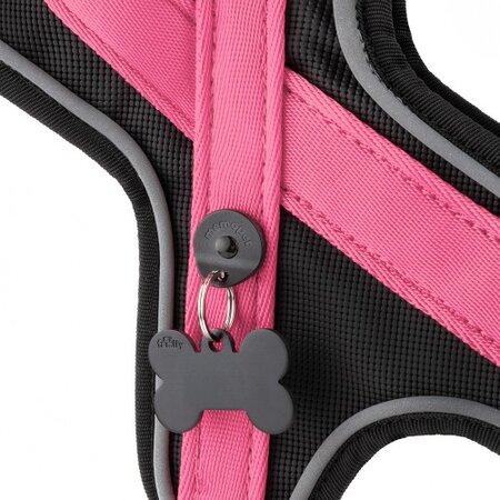 Ham roz pentru caini, Marimea L, 60 - 80 cm, 1 bucata, My Family Memopet 680942