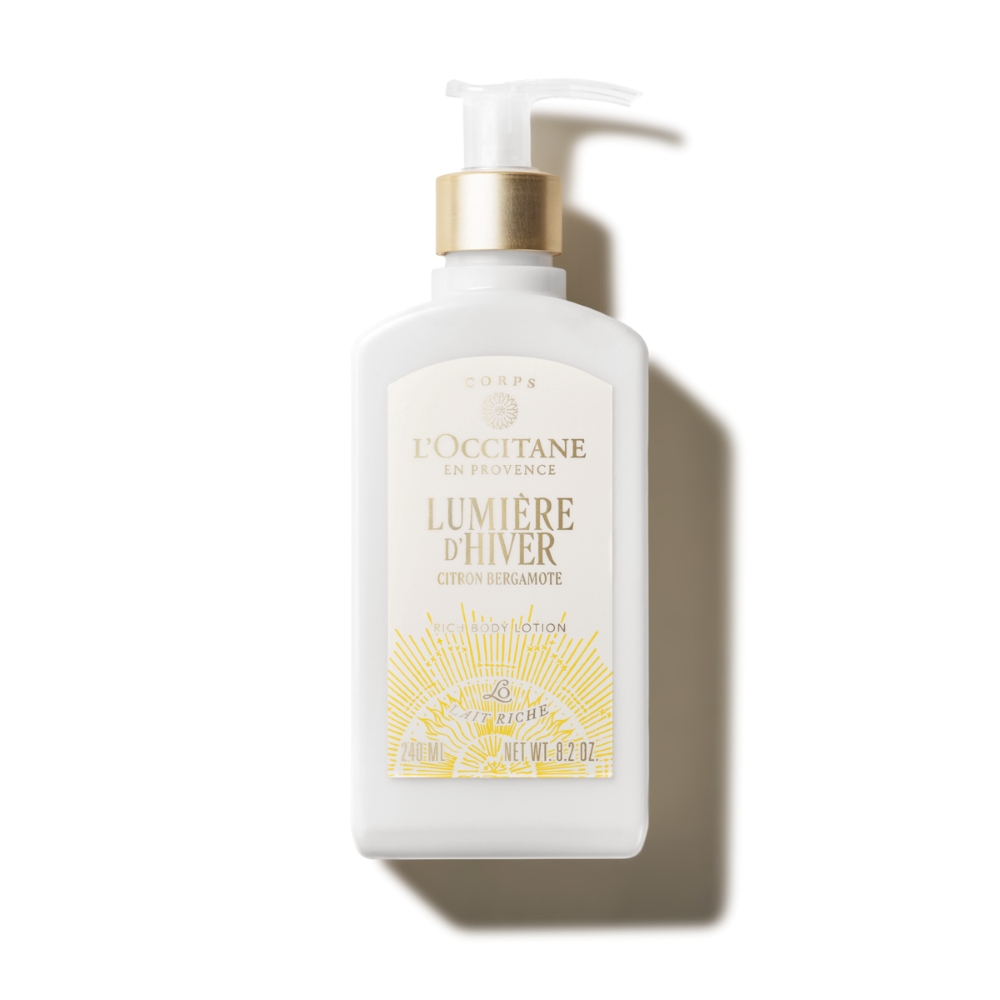 Crema de corp hranitoare, Shea Butter Lumiere d'Hiver, 240 ml, L'occitane