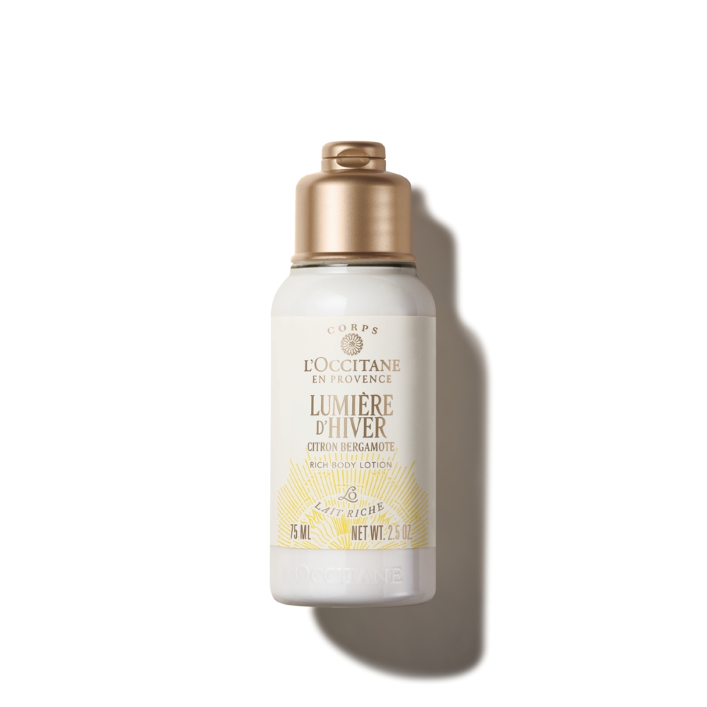 Crema de corp hranitoare, Shea Butter Lumiere d'Hiver, 75 ml, L'occitane