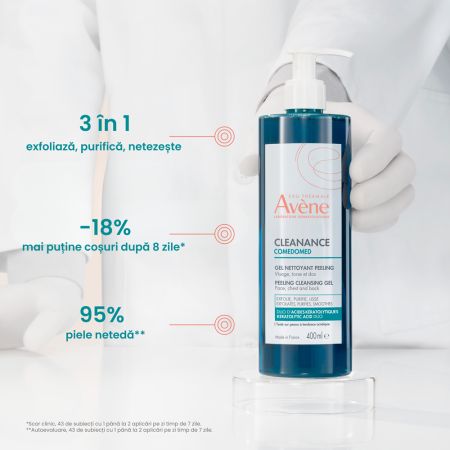 Gel de curatare Cleanance Comedomed, 400 ml, Avene 681105