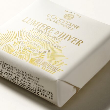Sapun solid parfumat, Shea Butter Lumiere d'Hiver, 50 g, L'occitane 681112