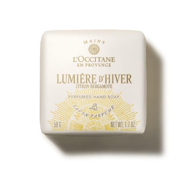 Sapun solid parfumat, Shea Butter Lumiere d'Hiver, 50 g, L'occitane