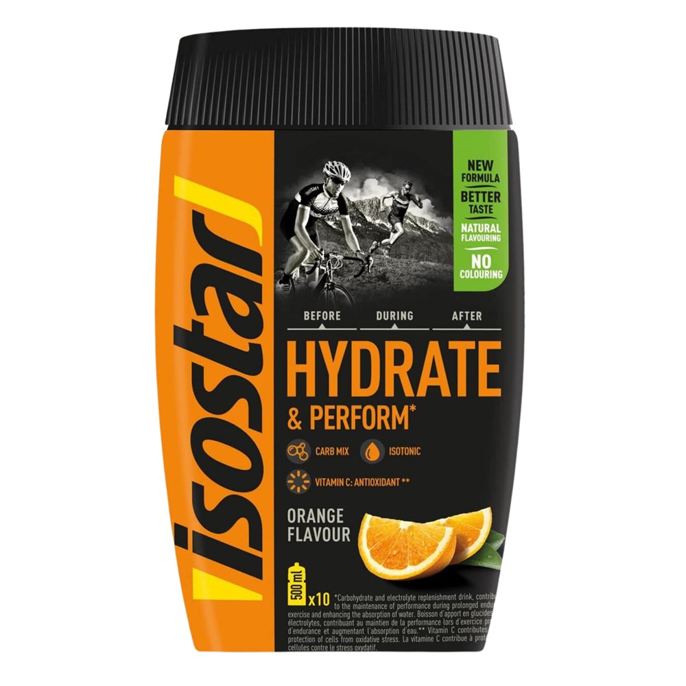 Pudra izotonica cu aroma de portocale H&P, 400 g, Isostar