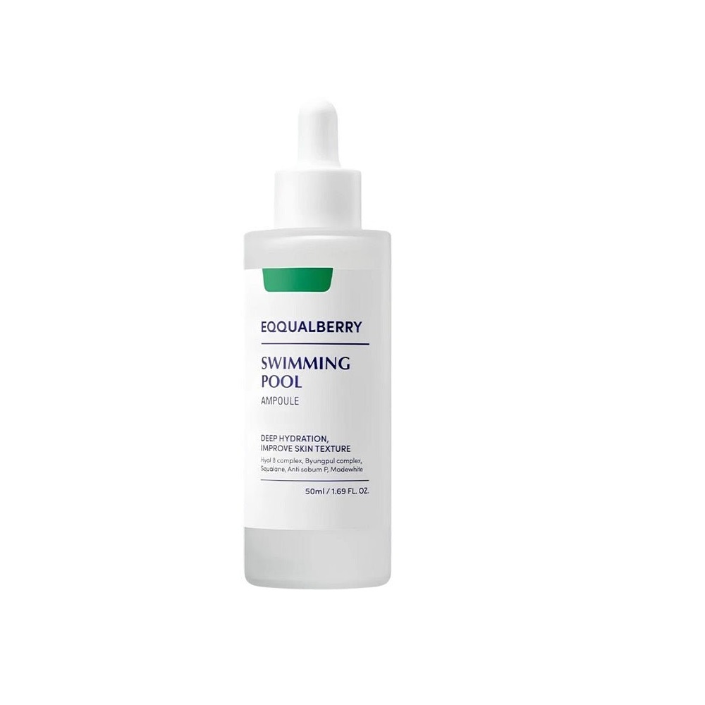 Ser pentru fata hidratant si calmant Swimming Pool, 50 ml, Eqqualberry