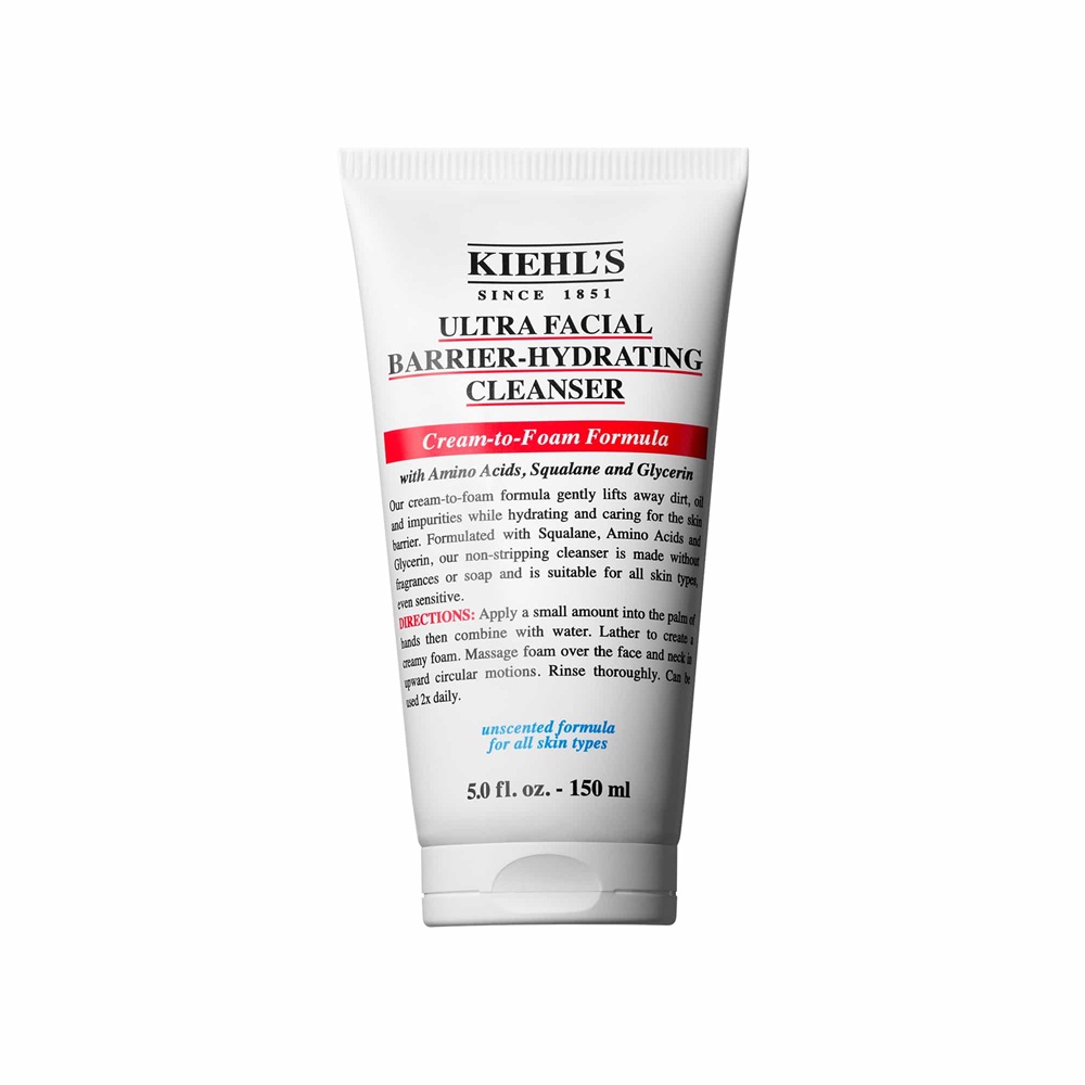 Spuma de curatare pentru fata Barrier Hydrating Ultra Facial, 150 ml, Kiehl's