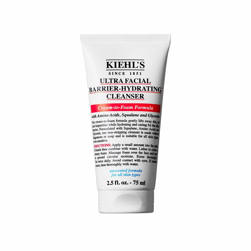 Spuma de curatare pentru fata Barrier Hydrating Ultra Facial, 75 ml, Kiehl's