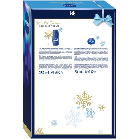Set Crema pentru fata, corp si maini 75 ml + Gel de dus Creme Care 250 ml Winter Dream, Nivea 682194
