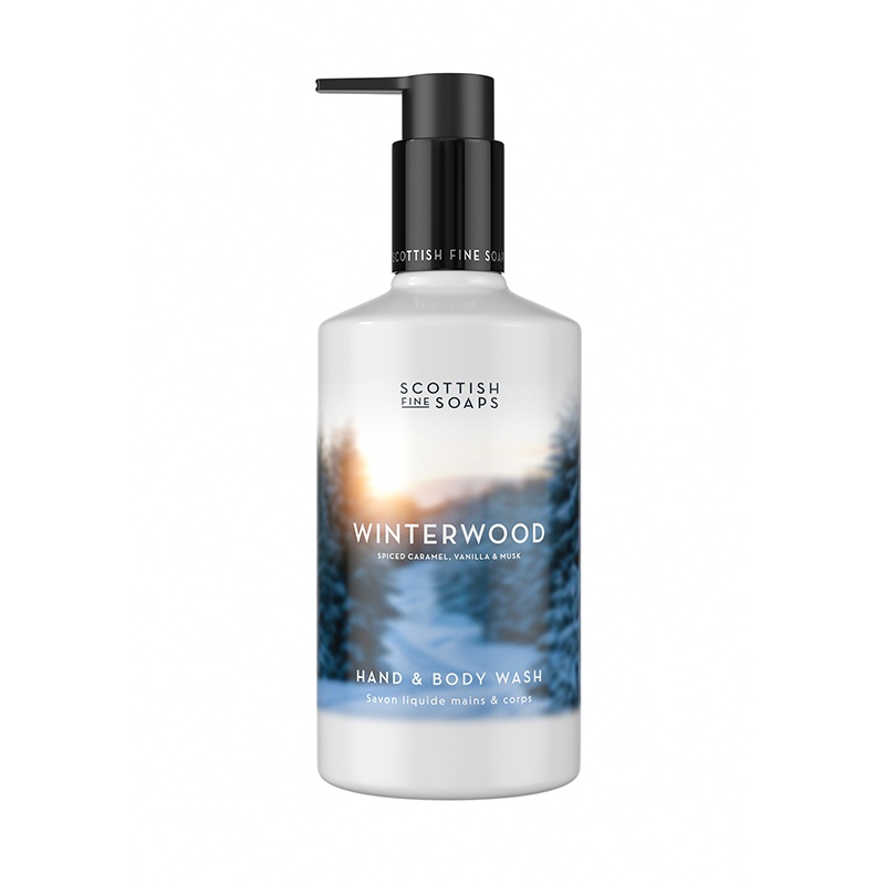 Sapun lichid pentru maini si corp Winterwood, 300 ml, Scottish Fine Soaps