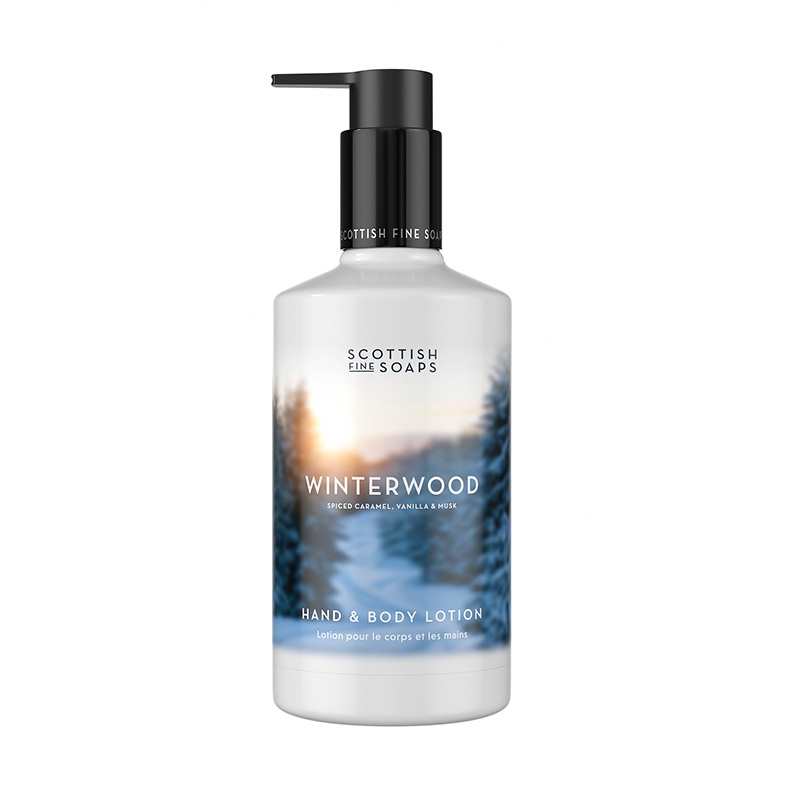 Lotiune pentru maini si corp Winterwood, 300 ml, Scottish Fine Soaps