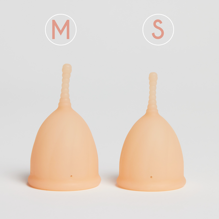 Cupa menstruala reutilizabila culoarea Powder, marimea S, 1 bucata, FemiEko 681563