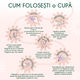 Cupa menstruala reutilizabila culoarea Powder, marimea S, 1 bucata, FemiEko 681564