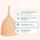 Cupa menstruala reutilizabila culoarea Powder, marimea S, 1 bucata, FemiEko 681566