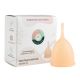 Cupa menstruala reutilizabila culoarea Powder, marimea M, 1 bucata, FemiEko 681574