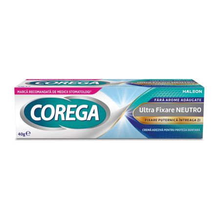 Crema adeziva pentru proteza dentara Neutro Corega, 40 g, Haleon 683612
