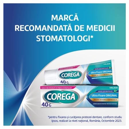 Crema adeziva pentru proteza dentara Ultra Fixare Corega, 40 g, Haleon 683653