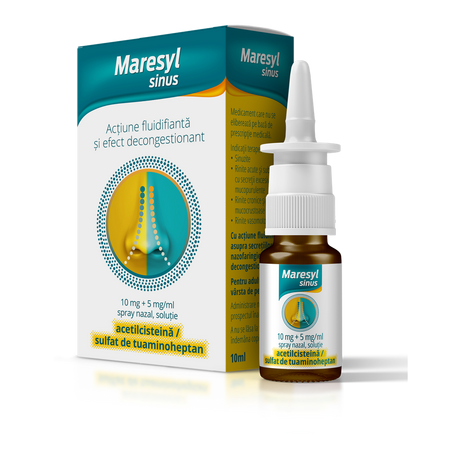 Maresyl Sinus, 10 mg + 5 mg/ml spray nazal, soluţie, 10 ml, Dr. Reddys 681827