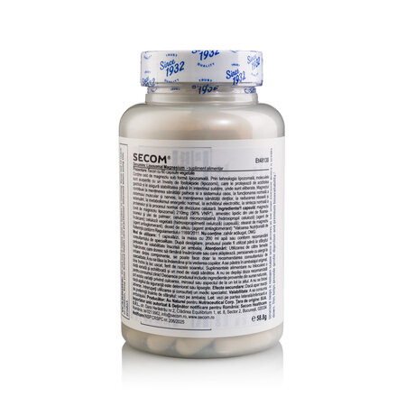 Magneziu Liposomal Kal, 210 mg, 60 capsule vegetale, Secom 726074