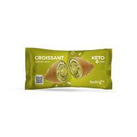 Croissant proteic cu fistic, 50 g, FeelingOK