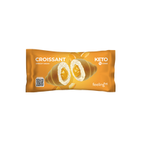 Croissant proteic cu caise, 50 g, FeelingOK