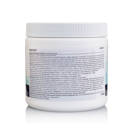 Pudra cu Magneziu Hydro Magnesium Powder Solaray, 268 g, Secom 725431