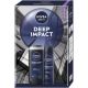 Set Gel de dus Men 3 in 1, 250 ml + Deodorant spray Men Deep 150 ml Deep Impact, Nivea 682286