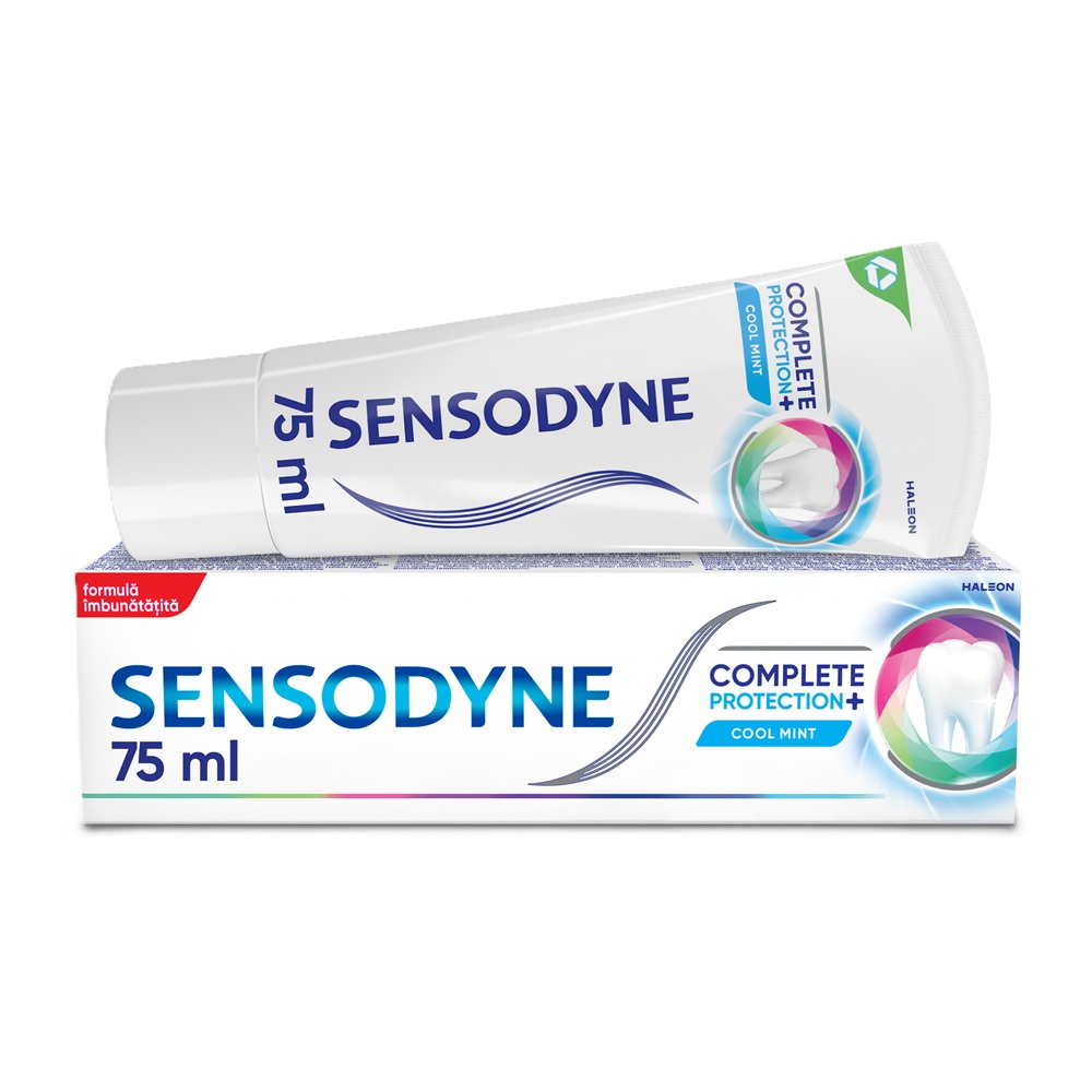 Pasta de dinti Complete Protection Sensodyne, Cool Mint, 75 ml, Haleon