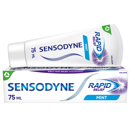 Pasta de dinti Rapid Relief Mint, 75 ml, Sensodyne
