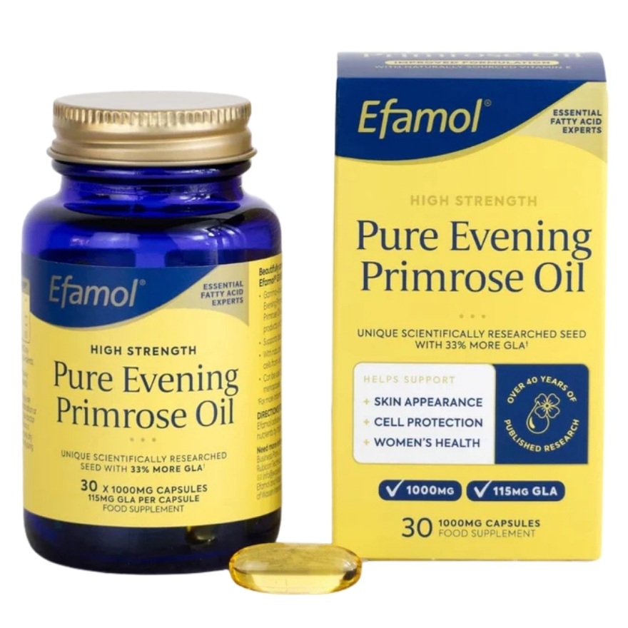 Pure Evening Primrose Oil, 1000 mg, 30 capsule, Efamol