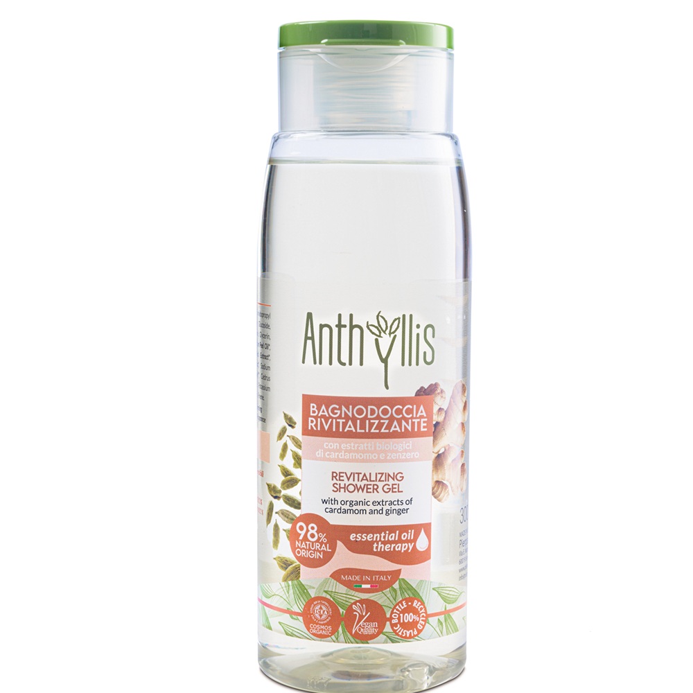 Gel de dus revitalizant ECO cu ghimbir si cardamon, 300 ml, Anthyllis