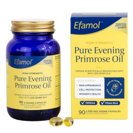 Pure Evening Primrose Oil, 500 mg, 90 capsule, Efamol