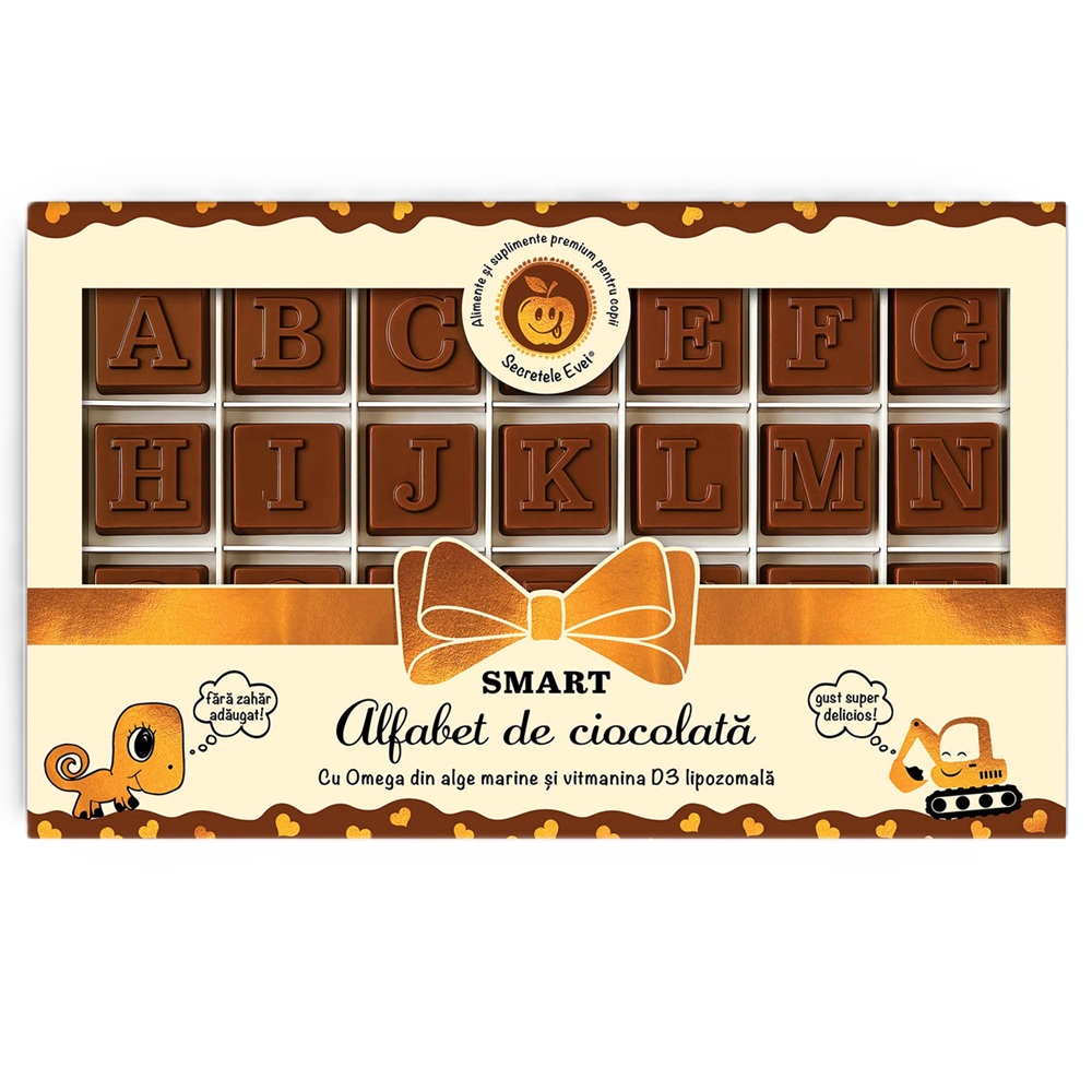Ciocolata Alfabet Smart Secretele Evei, 182 g, Remedia