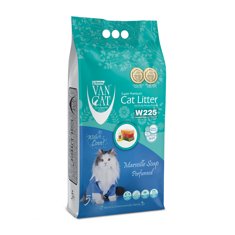 Nisip pentru litiera Marseille Soap, 5000 g, Vancat