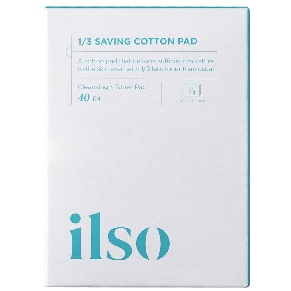 Dischete demachiante 1/3 Saving Cotton Pad, 40 bucati, Ilso