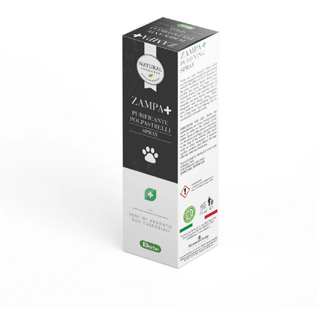 Spray igienizant cu ioni de argint pentru labute, 75 ml, Natural Derma Pet