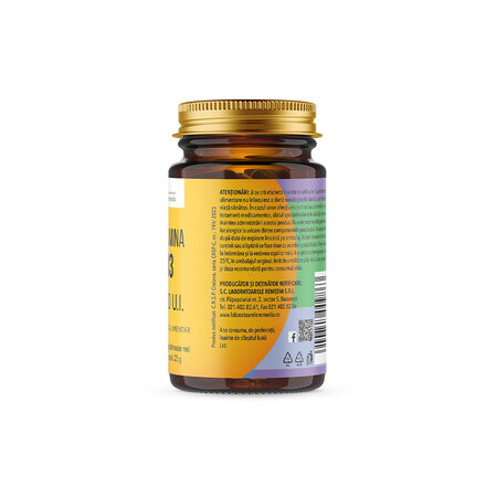 Vitamina D3 2000 U.I., 100 capsule moi, Remedia 682706