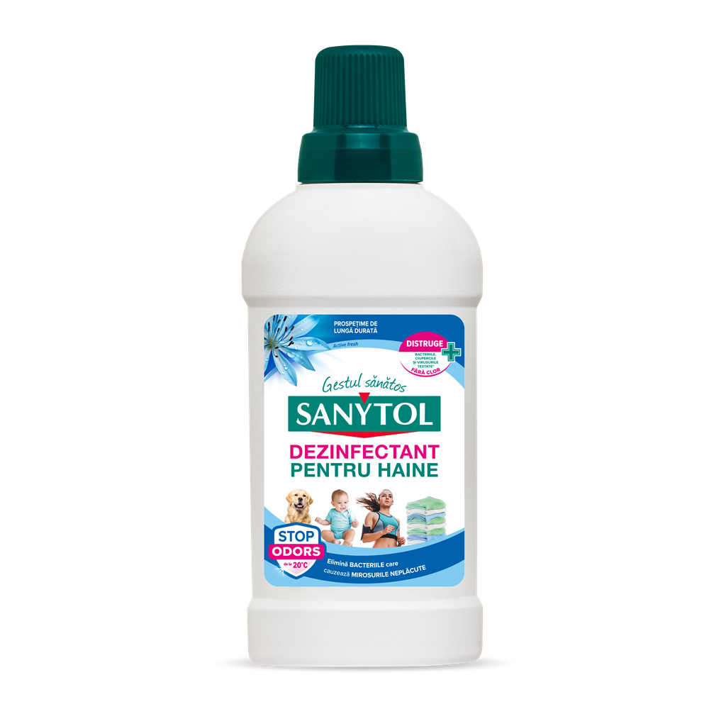 Dezinfectant pentru haine Active Fresh, 500 ml, Sanytol