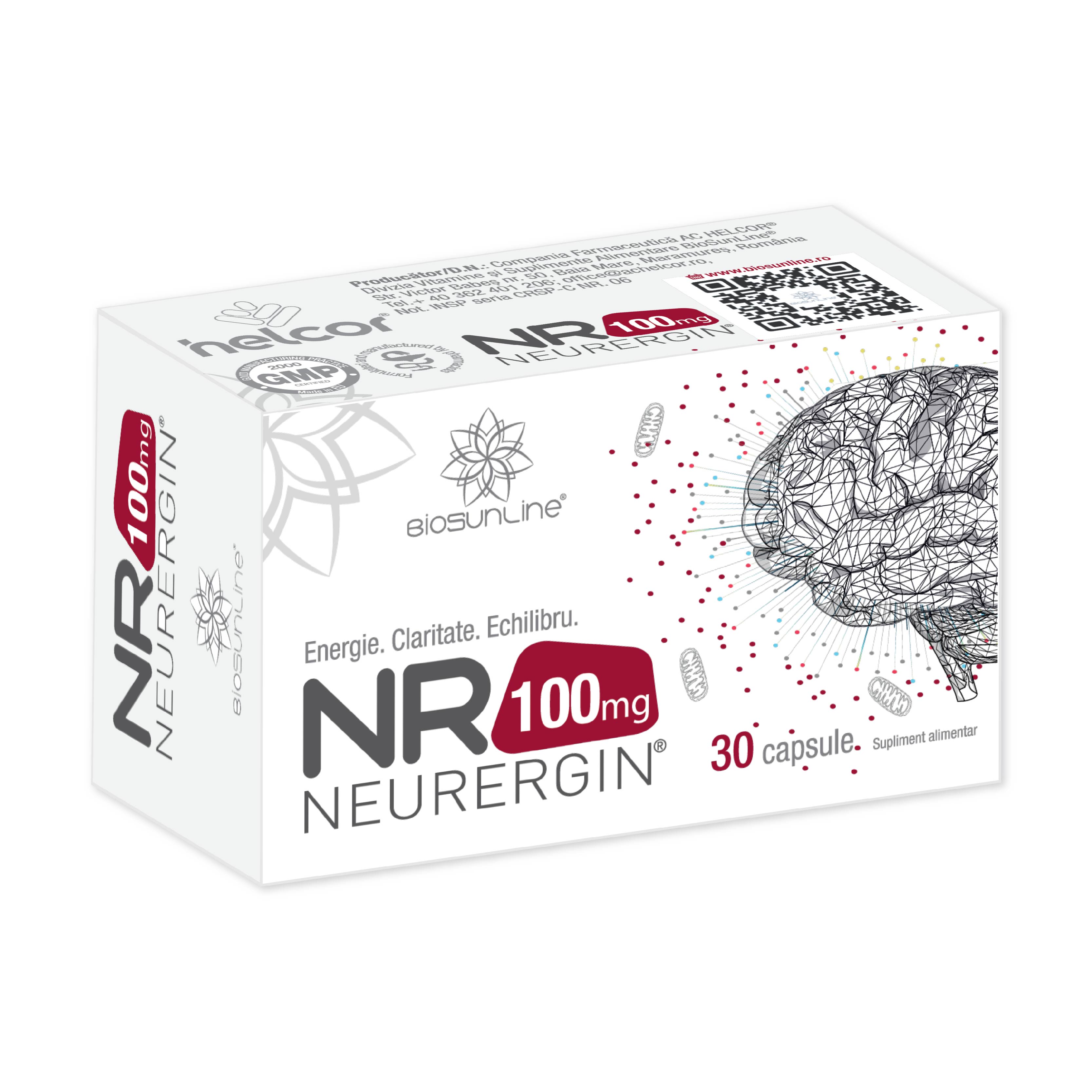 Neurergin NR 100 mg, 30 capsule, BioSunLine