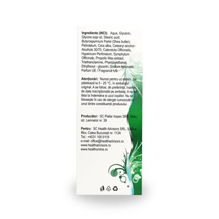 Crema pentru hemoroizi cu active naturale, EchiTranz TranzActiv, 50 ml, Health Advisors 682734