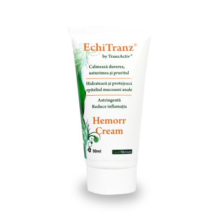 Crema pentru hemoroizi cu active naturale, EchiTranz TranzActiv, 50 ml, Health Advisors 682735
