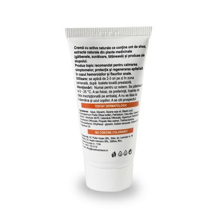 Crema pentru hemoroizi cu active naturale, EchiTranz TranzActiv, 50 ml, Health Advisors 682736
