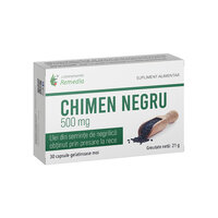 Chimen Negru, 500 mg, 30 capsule, Remedia
