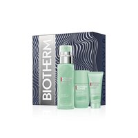 Set Gel de fata pentru barbati Advanced 75 ml + Gel de curatare 40 ml + Deodorant Roll-On 75 ml, Aquapower, Biotherm